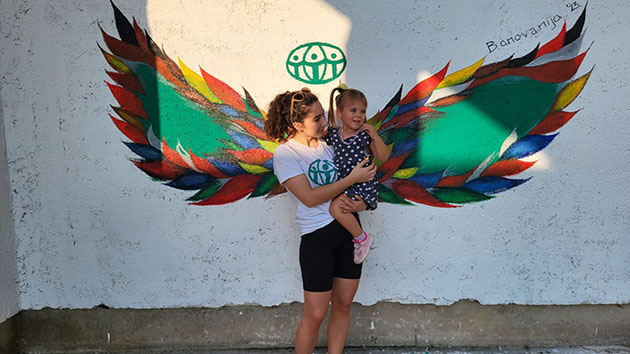 ADRA Croatia gives a little girl "wings" to believe in herself