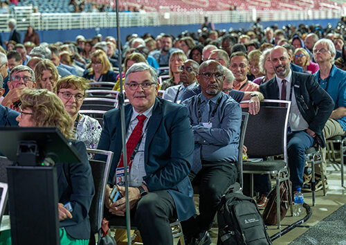 Daniel Duda and other members of the TED delegation at the 62 session, St Louis, USA. 2025