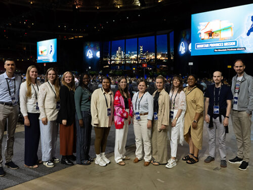 Young delegates from Trans-European Division (TED). The 62nd General Conference Session of the Seventh-day Adventist Church, America’s Center Convention Complex, St. Louis, Missouri, USA, July 3-12, 2025. Camera date: Tuesday, July 8, 2025 16:01.