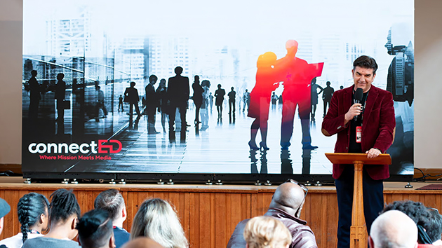 Dr Sorin Petrof, Director of Communication and Media for the South England Conference, presents on the importance of engaging with emerging technologies to strengthen faith-based outreach