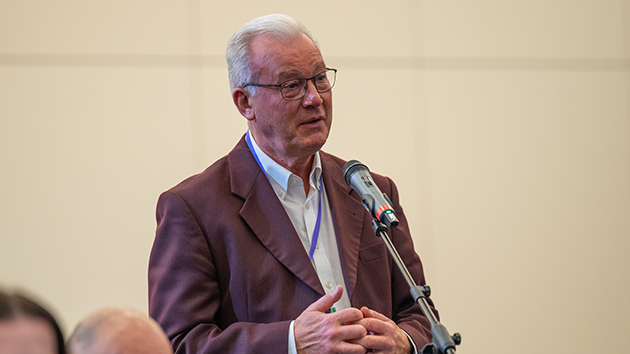 Bjorn Ottesen, President of the Danish Union of Churches Conference, speaks about the OneVoice27 initiative during the Trans-European Division Annual Council