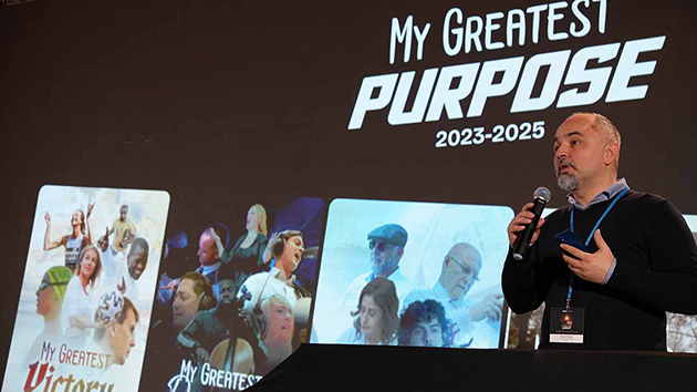 Hope Media Europe president Klaus Popa introduces the Purpose documentary series