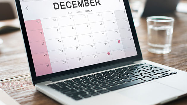 A calendar displayed beside a laptop illustrates the importance of moving responsibilities from simple task lists into intentional, scheduled time