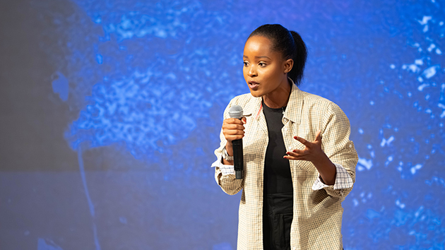 Petty Kunzwa leads a devotional based on 1 Corinthians 12, reminding creators that every gift and level of influence has a place in God’s mission, and that while their approaches may differ, their message remains centred on Christ