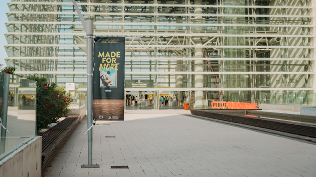 The main entrance to the “Made for More” European Adventist Youth Congress in Valencia, Spain