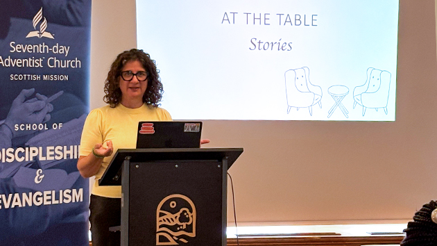 Sylvia Cariotoglou presenting