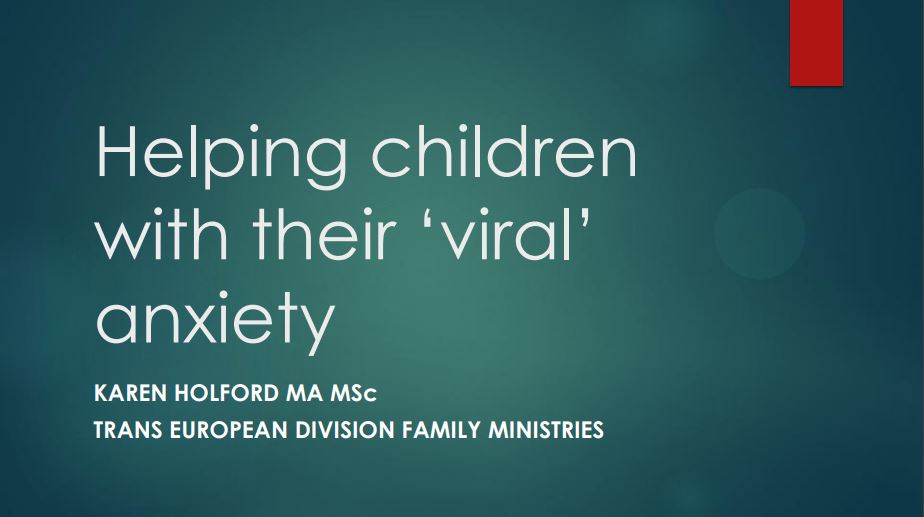 Helping children with their 'viral' anxiety