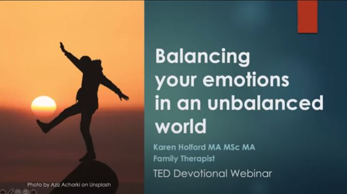 Karen Holford - Balancing Emotions in an Unbalanced World