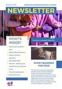 Women's Ministries Newsletter - January 2023 front cover